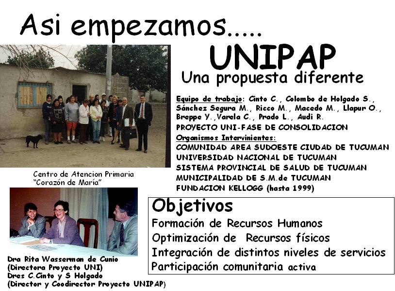 UNIPAP.Programa Piloto - <div style=