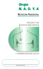 Paciente con cat�ter implantado y administraci�n c�clica