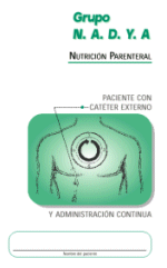 Paciente con cat�ter externo y administraci�n continua