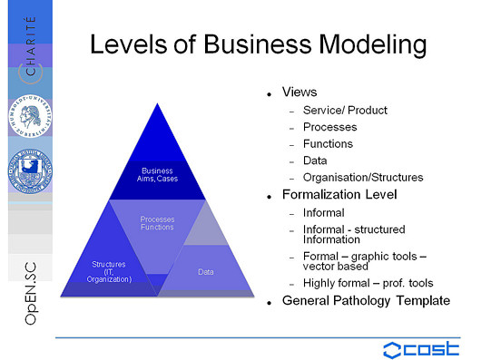 Levels of Business Modelling in Pathoplogy