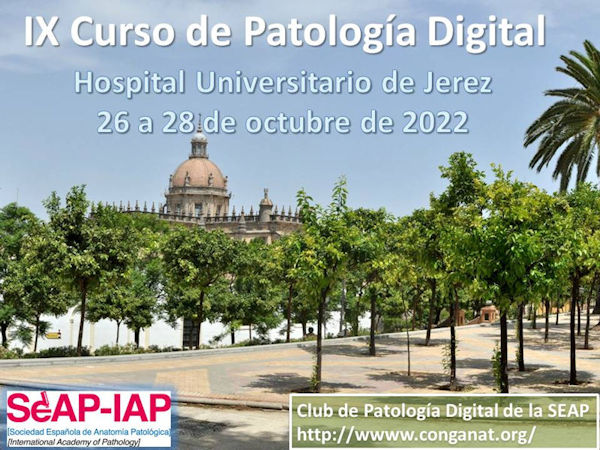 IX Curso de Patologa Digital. Jerez de la Frontera. 26-28 de octubre de 2022